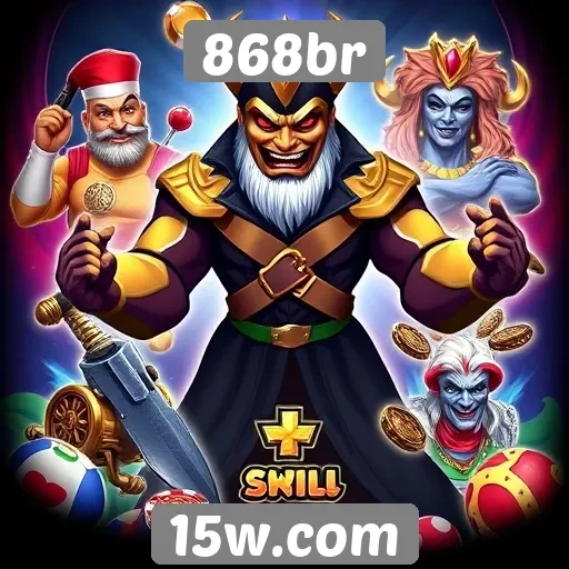 868br oferece variedade em jogos online